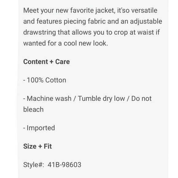 🆕 MODODOC • Drawstring Jacket - Picture 6 of 8